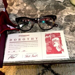 JACQUE MARIE MAGE - DOROTHY 38/200 unique glasses. most prestigious eyewear